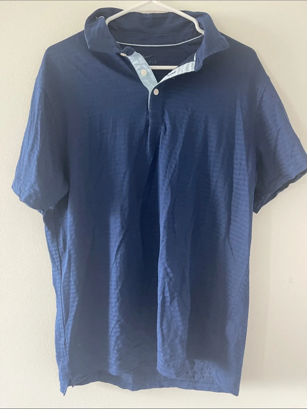 Men's Nike Navy Polo Shirt - Classic Short Sleeve